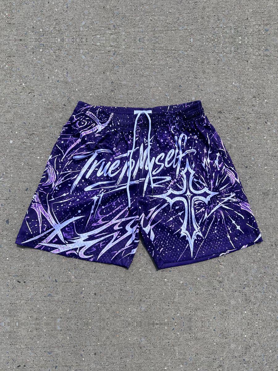 Mesh Shorts, Violet / Lilac
