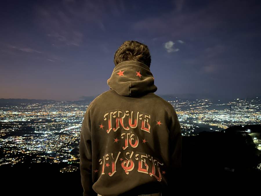 Stars Hoodie — Olive